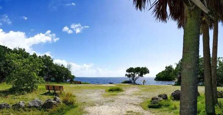 A view of Biscayne Bay from Deering Point.